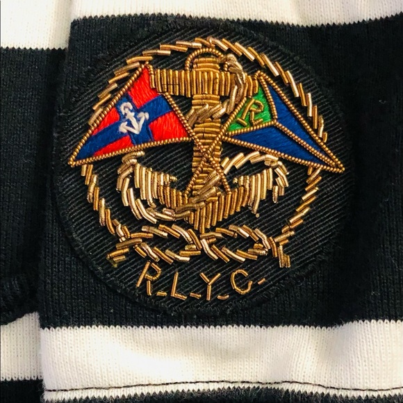 Ralph Lauren Vintage Scoop Neck Knit Striped Sz M - Picture 4 of 5